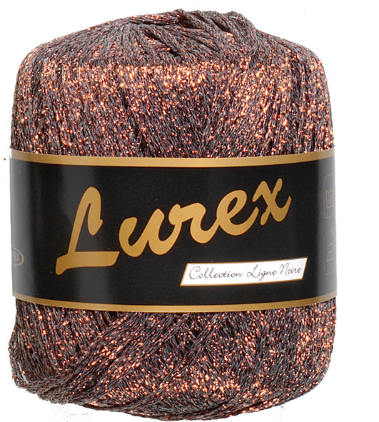 Lurex glimmergarn, Bronze nr. 15