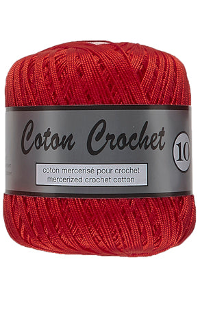 43 - Rød - Coton Crochet 10