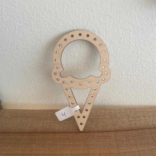 Træfigur - Isvaffel 4 - 2. sortering