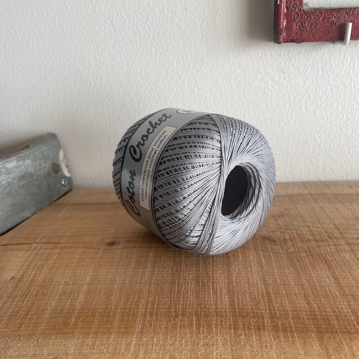 38 - Lys grå - Coton Crochet 10