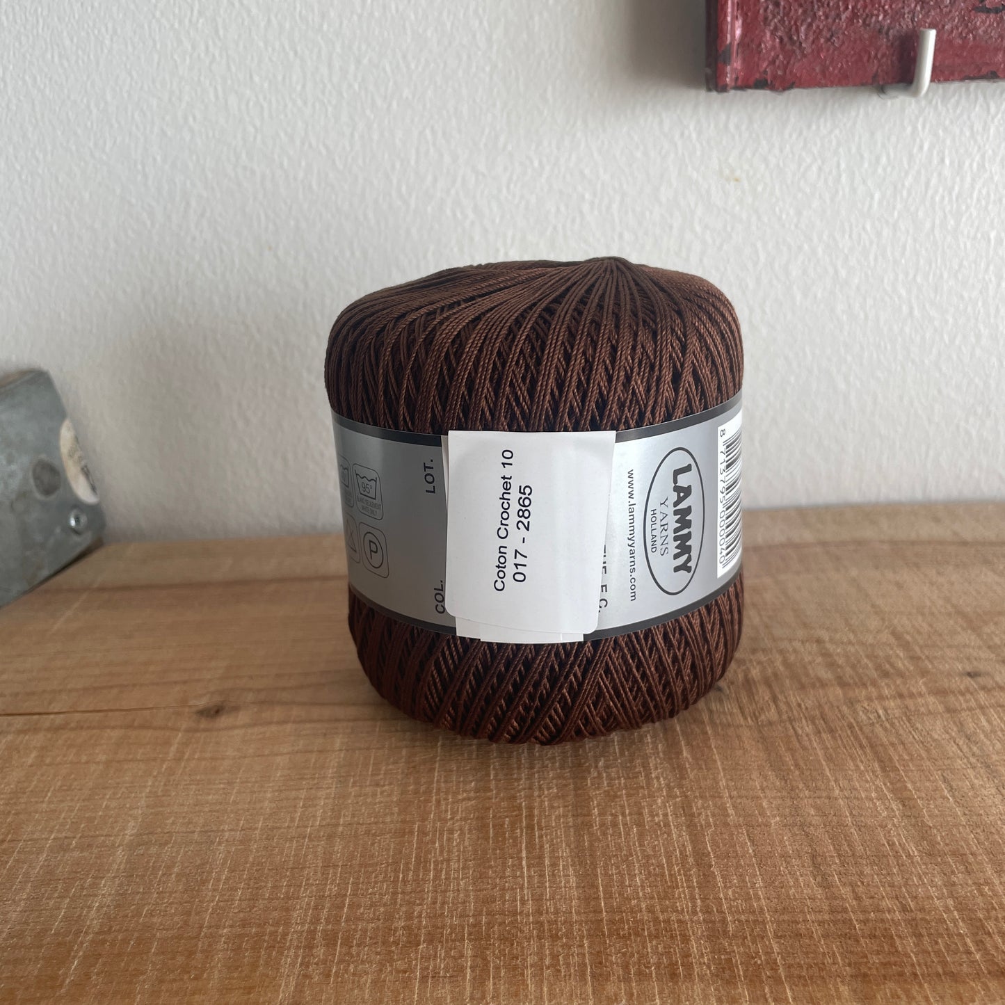 17 - Mørk brun - Coton Crochet 10
