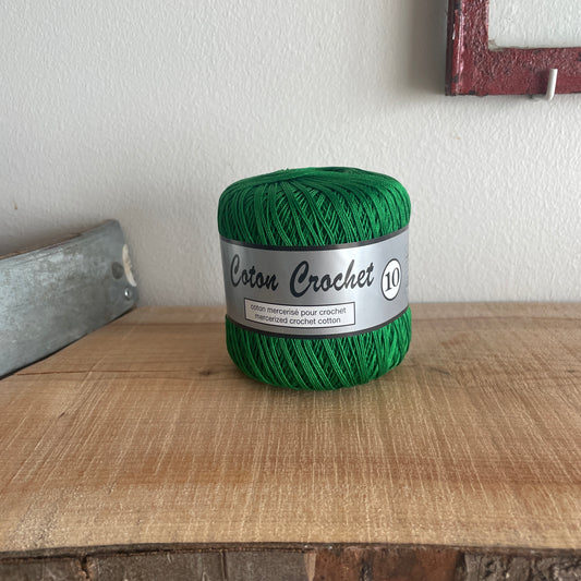 45 - Grøn - Coton Crochet 10