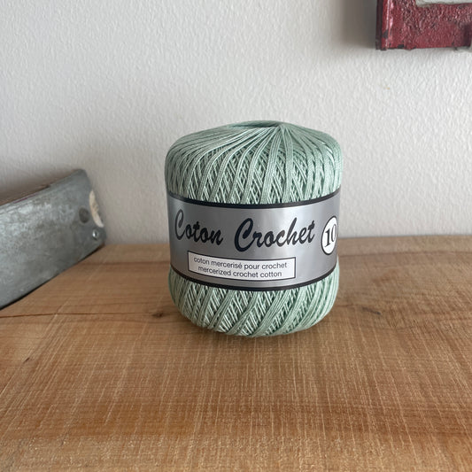 74 - Mint grøn - Coton Crochet 10