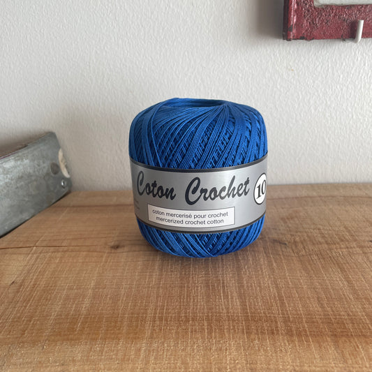 39 - Blå - Coton Crochet 10