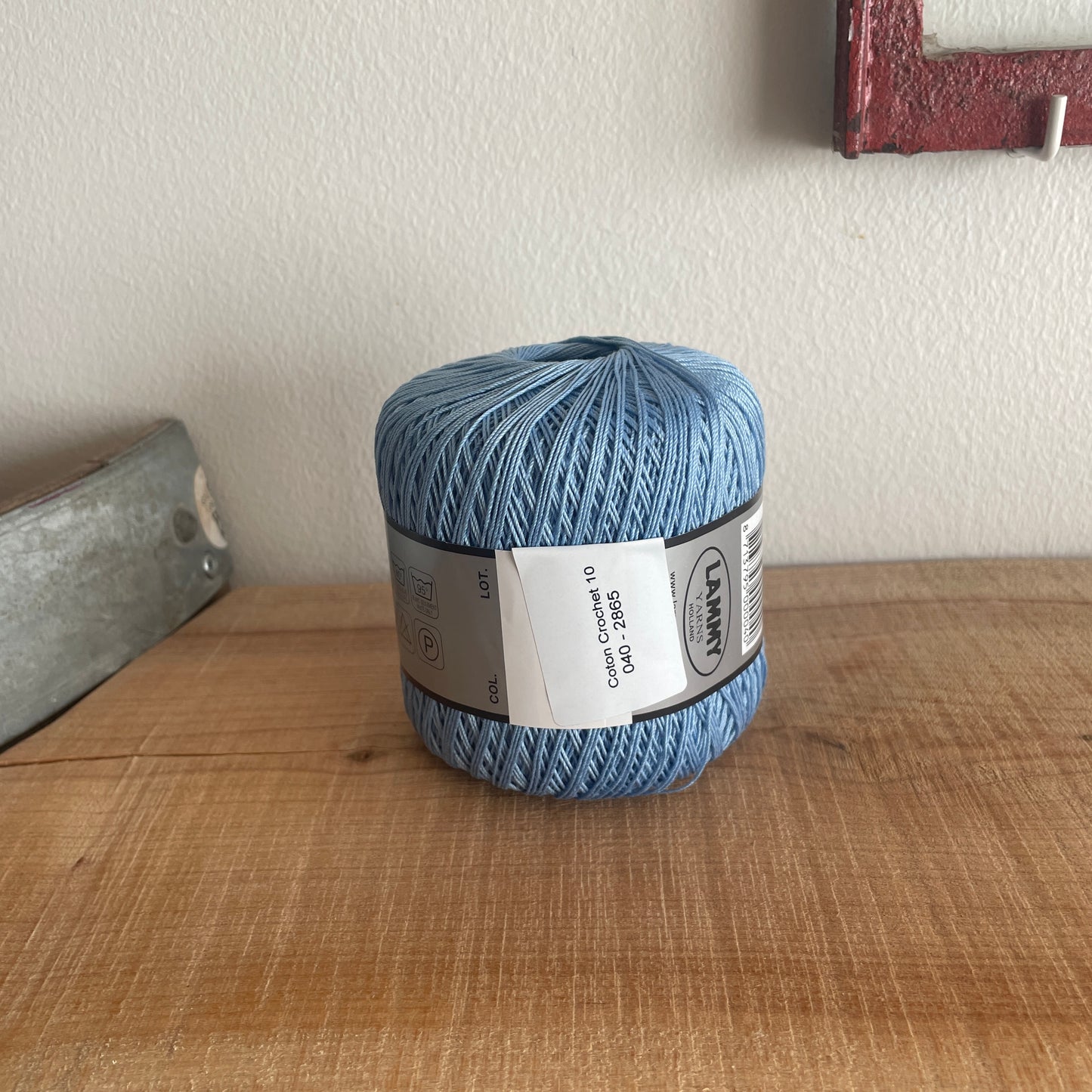 40 - Lys blå - Coton Crochet 10