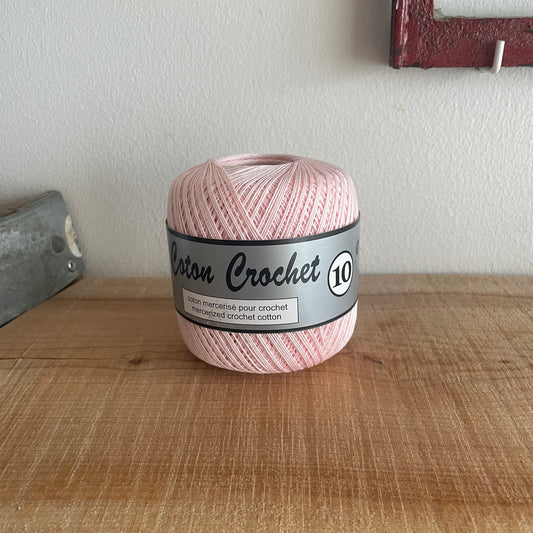 370 - Lyserød - Coton Crochet 10