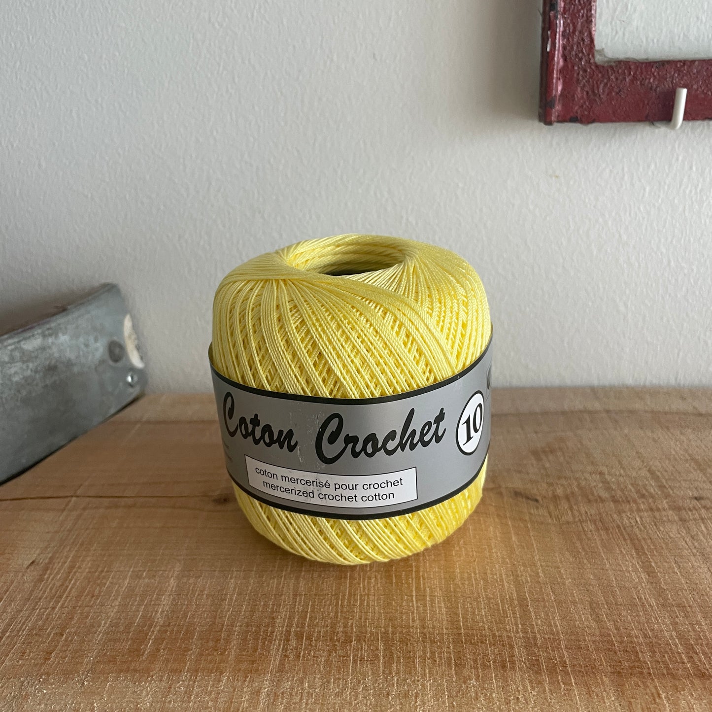 510 - Lys gul - Coton Crochet 10