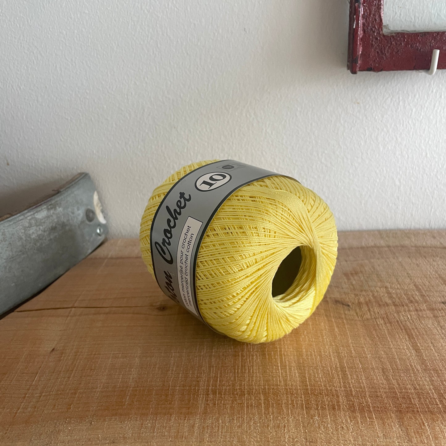 510 - Lys gul - Coton Crochet 10