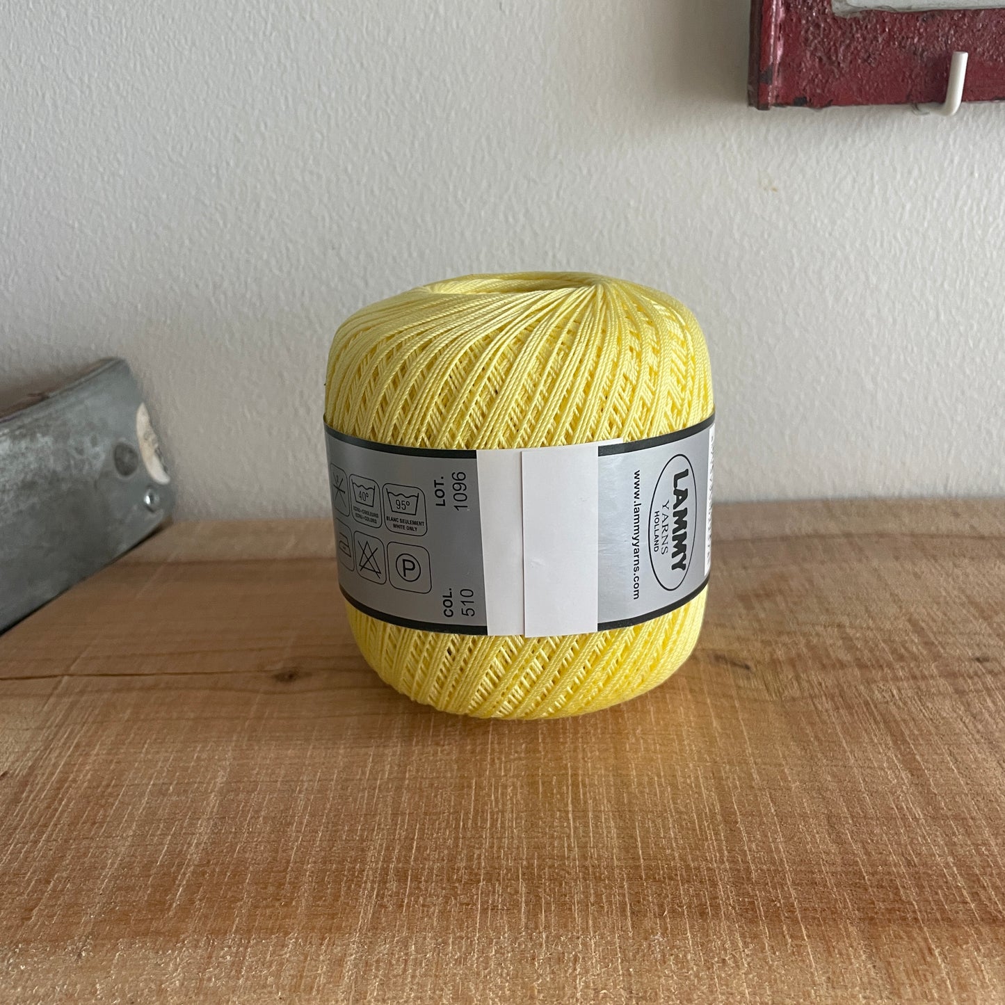 510 - Lys gul - Coton Crochet 10
