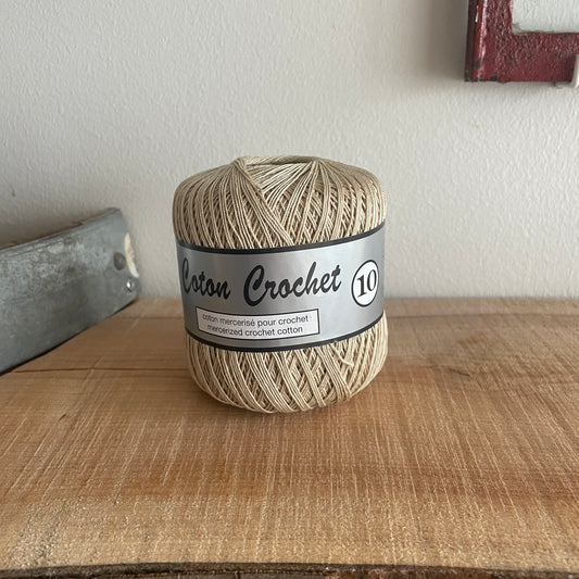 791 - Beige - Coton Crochet 10