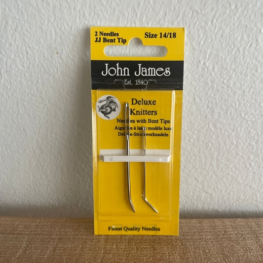 John James Deluxe Strikkenåle - 2 stk - 14/18