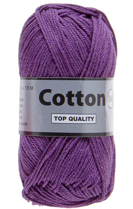 Lammy Cotton 8/4 blomme, officielt produktfoto af garnnøgle