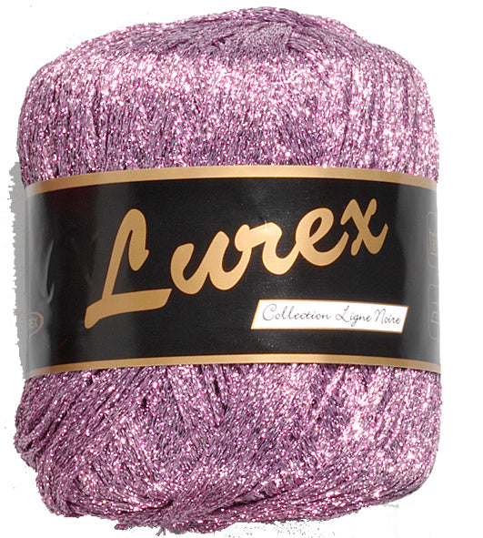 Lurex mica yarn, Purple no. 12