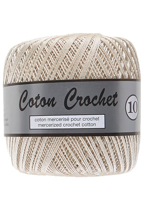 16 - Ecru - Coton Crochet 10