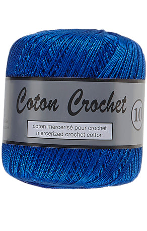 39 - Blå - Coton Crochet 10