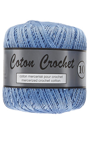 40 - Lys blå - Coton Crochet 10
