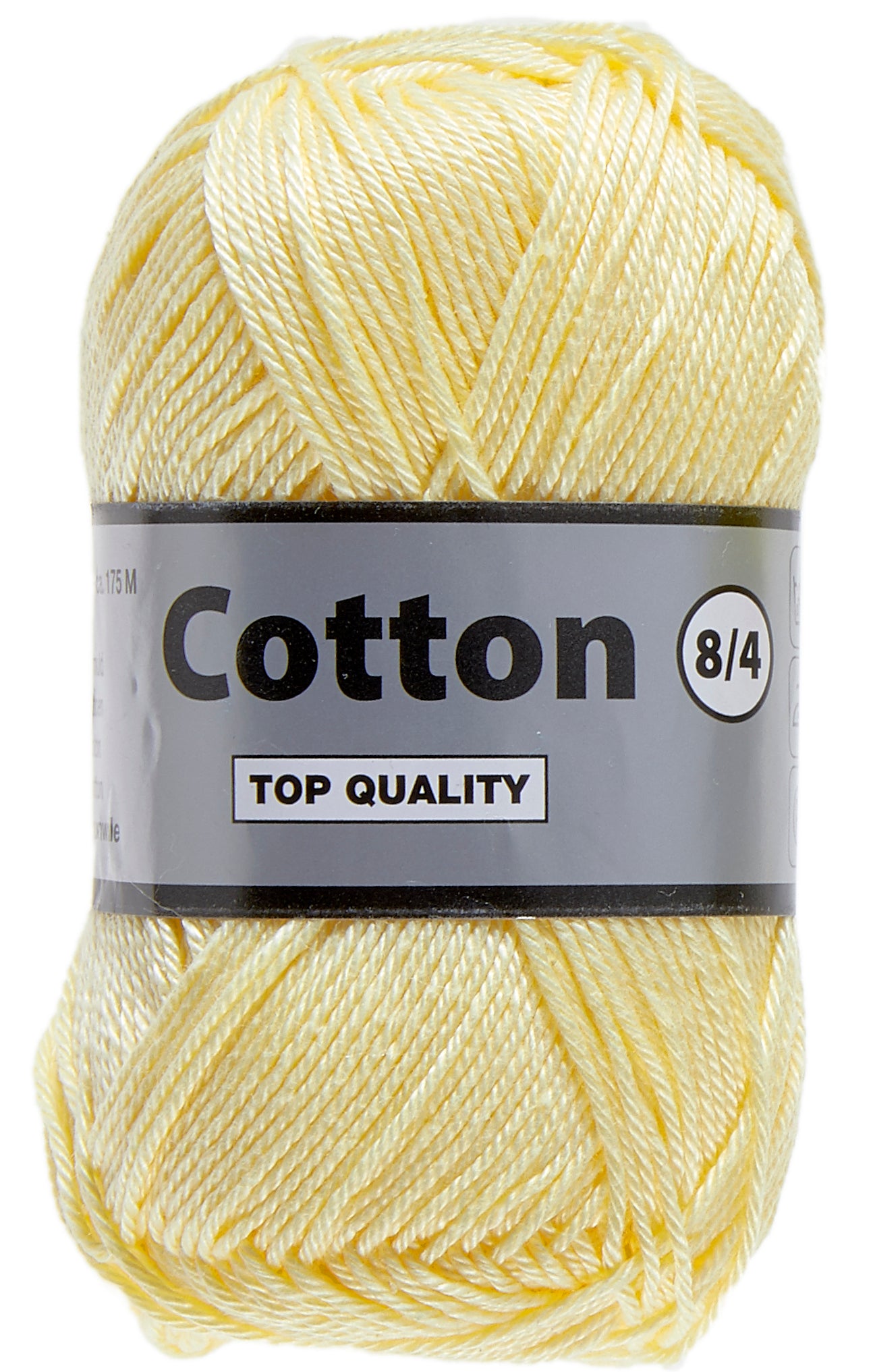 Lammy Cotton 8/4 - Pastel gul nr. 843
