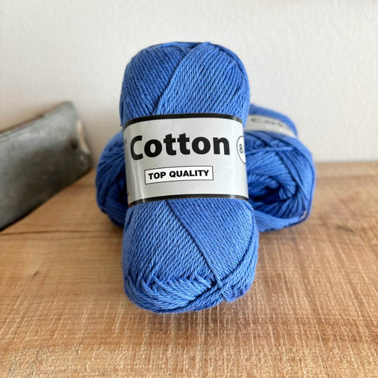 Lammy Cotton 8/4 - Kobolt blå nr. 39