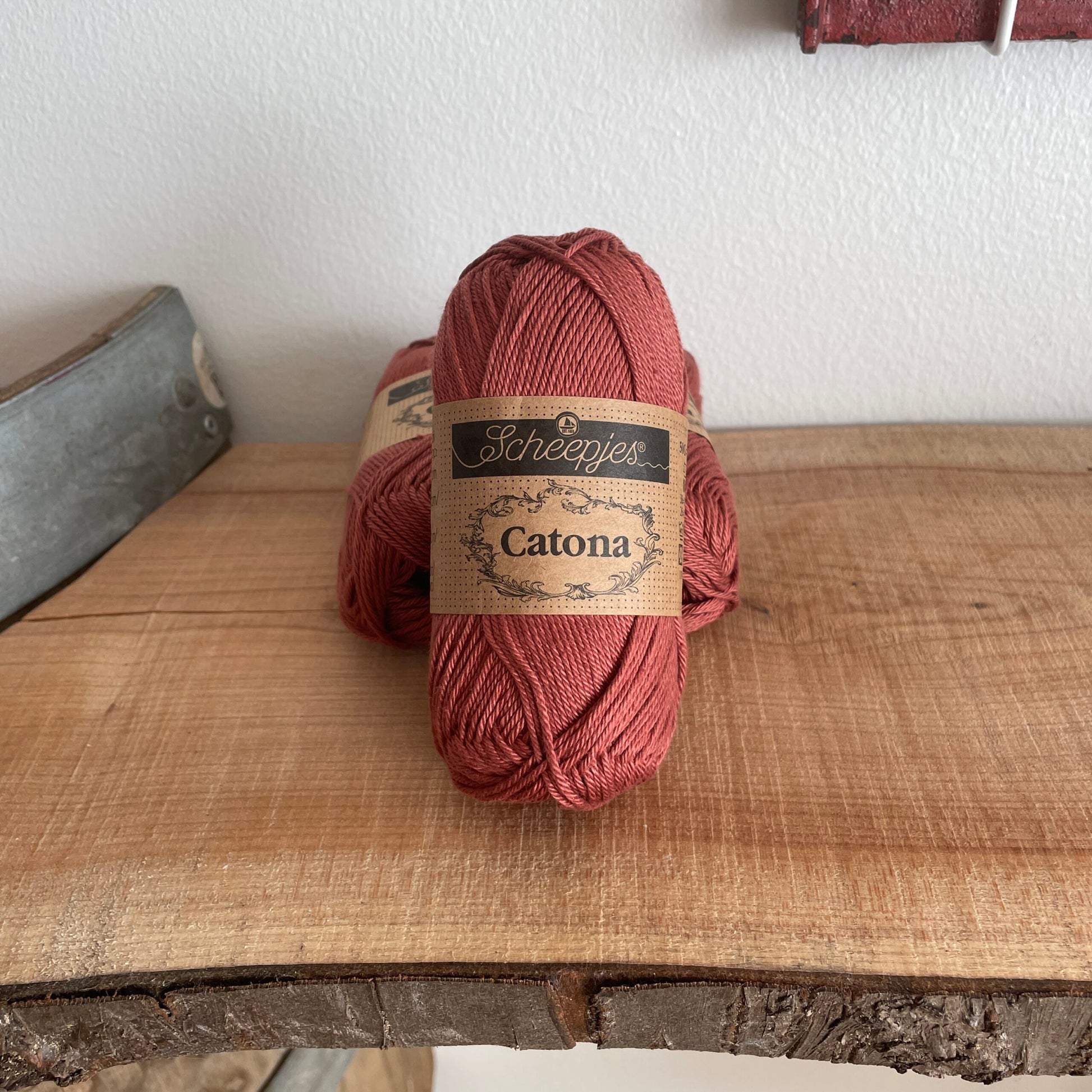 504 Catona Bomuld 8/4 Brick Red