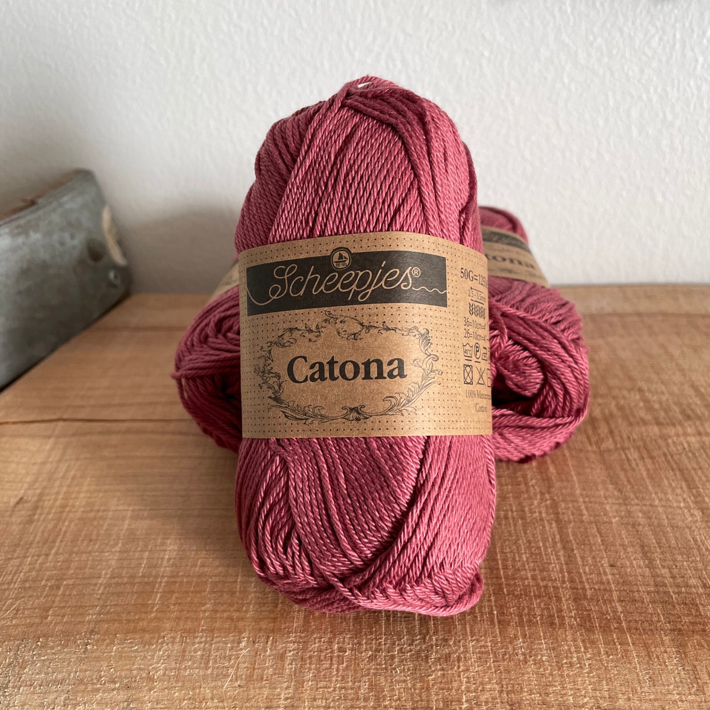 396 Catona Bomuld 8/4 Rose Wine