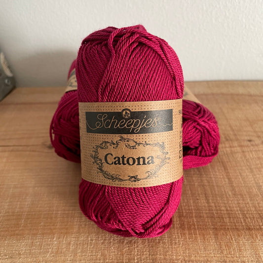 517 Catona Bomuld 8/4 Ruby