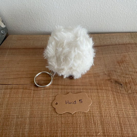 Finished keychain - White 5