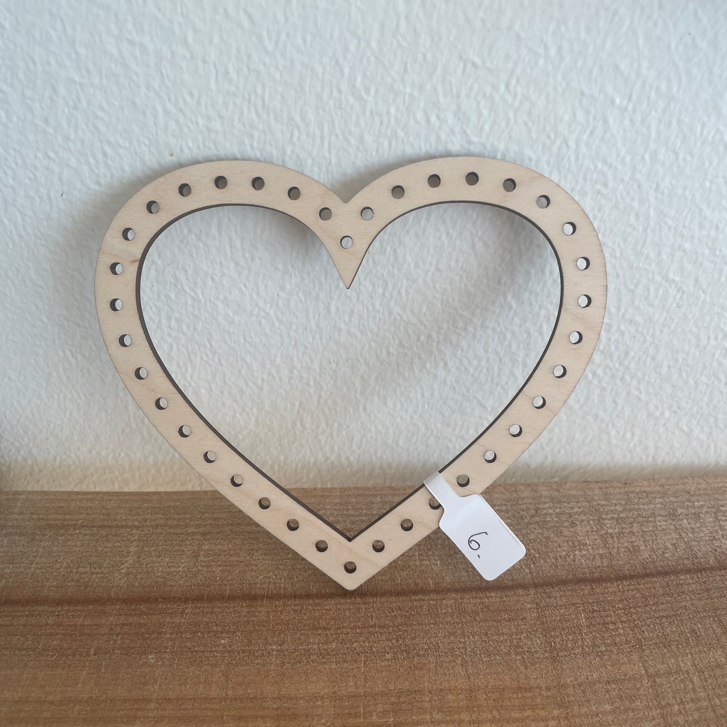 Træfigur - Hjerte 6 - 2. sortering