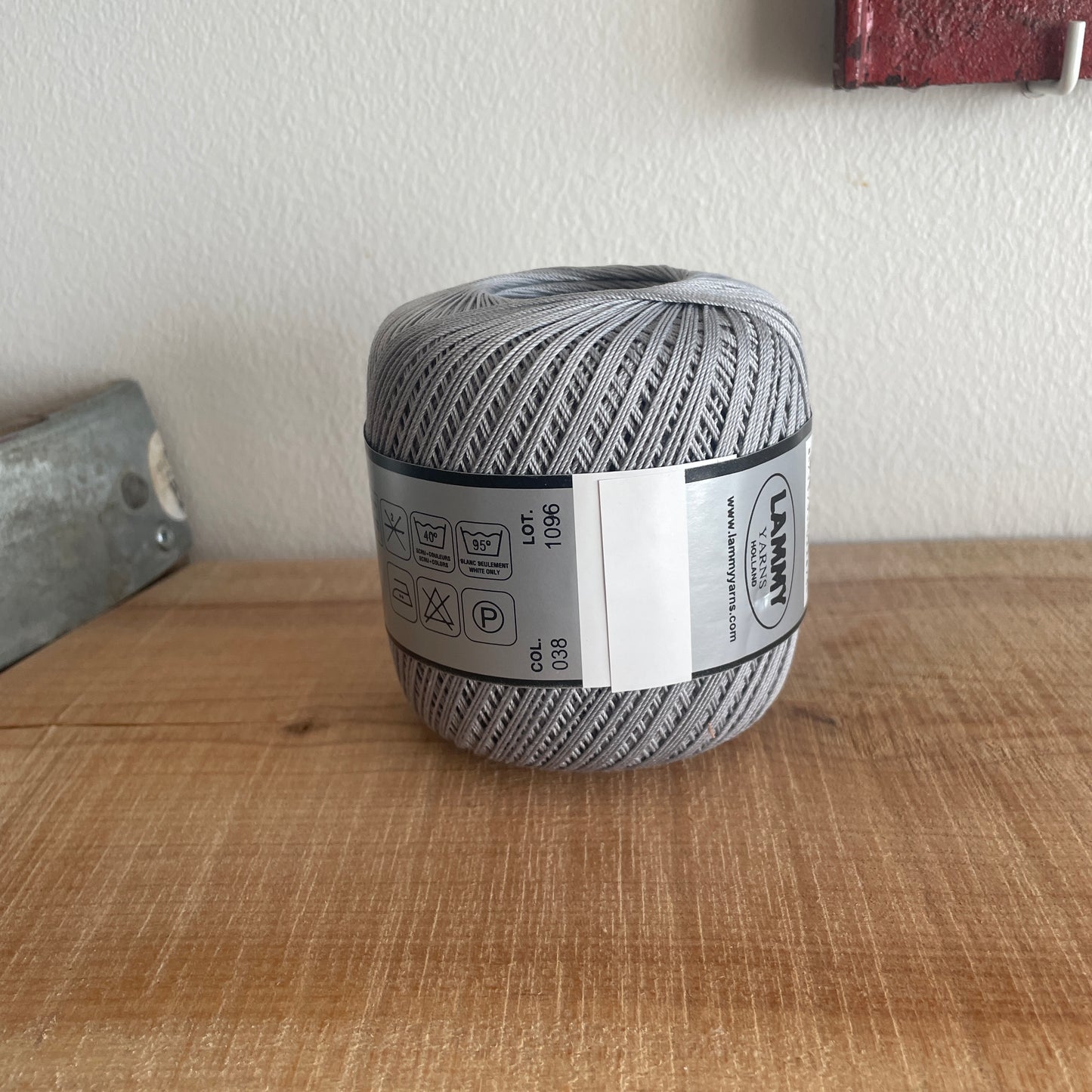 38 - Lys grå - Coton Crochet 10