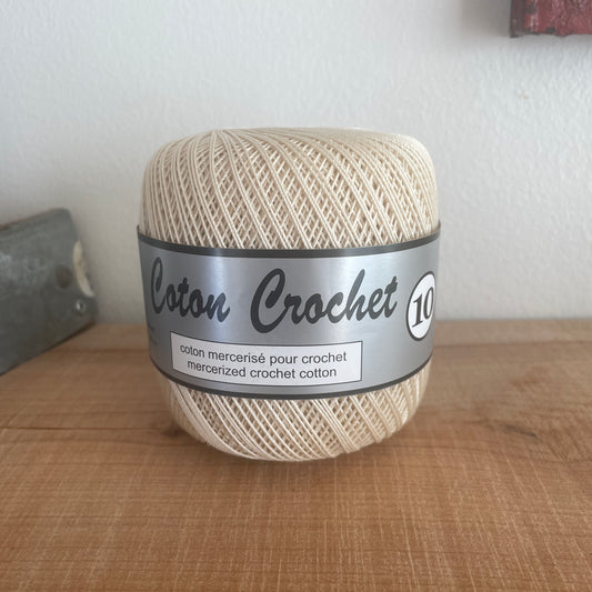 16 - Ecru - Coton Crochet 10