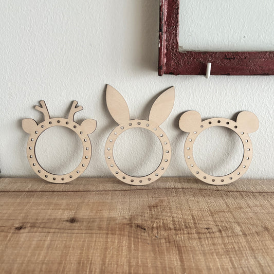 Træfigur - Bjørnehoved