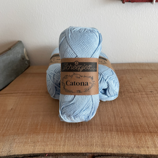 173 Catona Bomuld 8/4 Blue bell