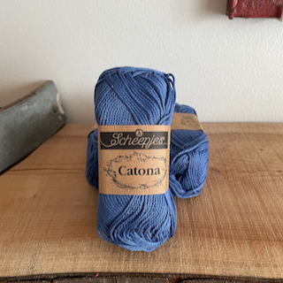 261 Catona Bomuld 8/4 Capri blue