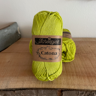 245 Catona Bomuld 8/4 Green Yellow