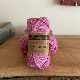 398 Catona Bomuld 8/4 Colonial rose