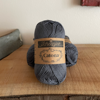 393 Catona Bomuld 8/4 Charcoal