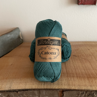 391 Catona Bomuld 8/4 Deep ocean green