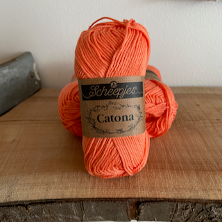 410 Catona Bomuld 8/4 Rich coral