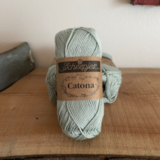 402 Catona Bomuld 8/4 Silver green