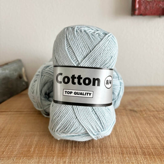 Garnnøgle Lammy Cotton 8/4 i lyseblå, hovedbillede