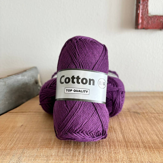 Garnnøgle Lammy Cotton 8/4 i blomme, hovedbillede