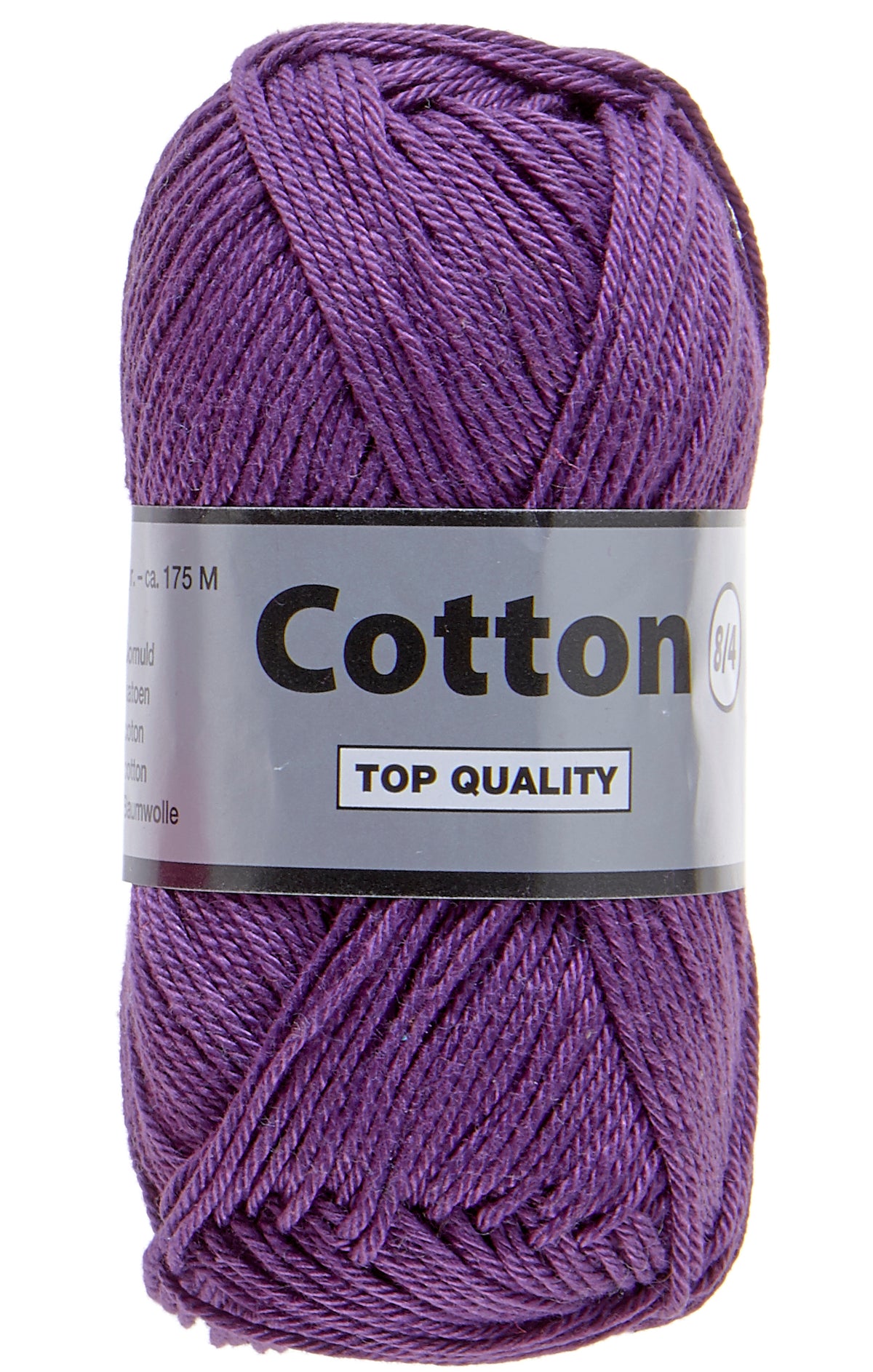 Lammy Cotton 8/4 blomme, officielt produktfoto af garnnøgle