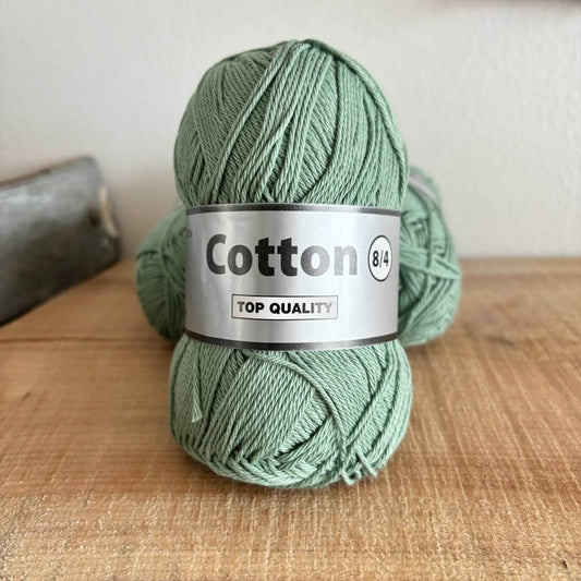 Garnnøgle Lammy Cotton 8/4 i laurbærbladgrøn, hovedbillede