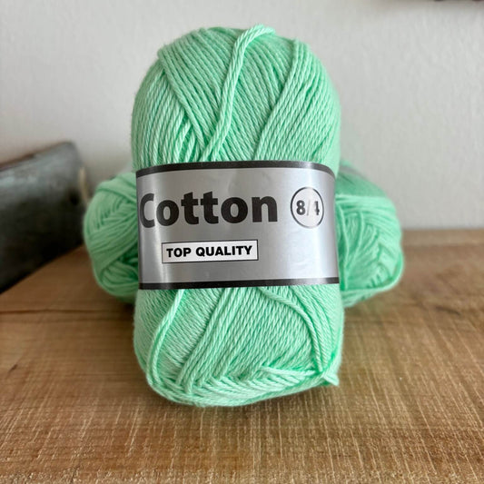 Garnnøgle Lammy Cotton 8/4 i mintgrøn, hovedbillede