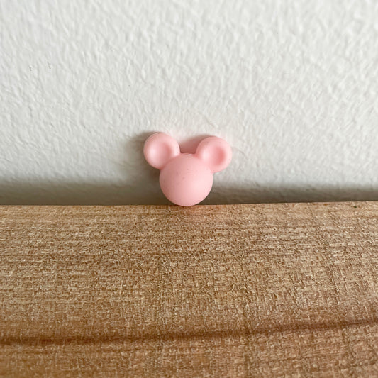 Perler, Silikone Mickey Mouse, Lyserød