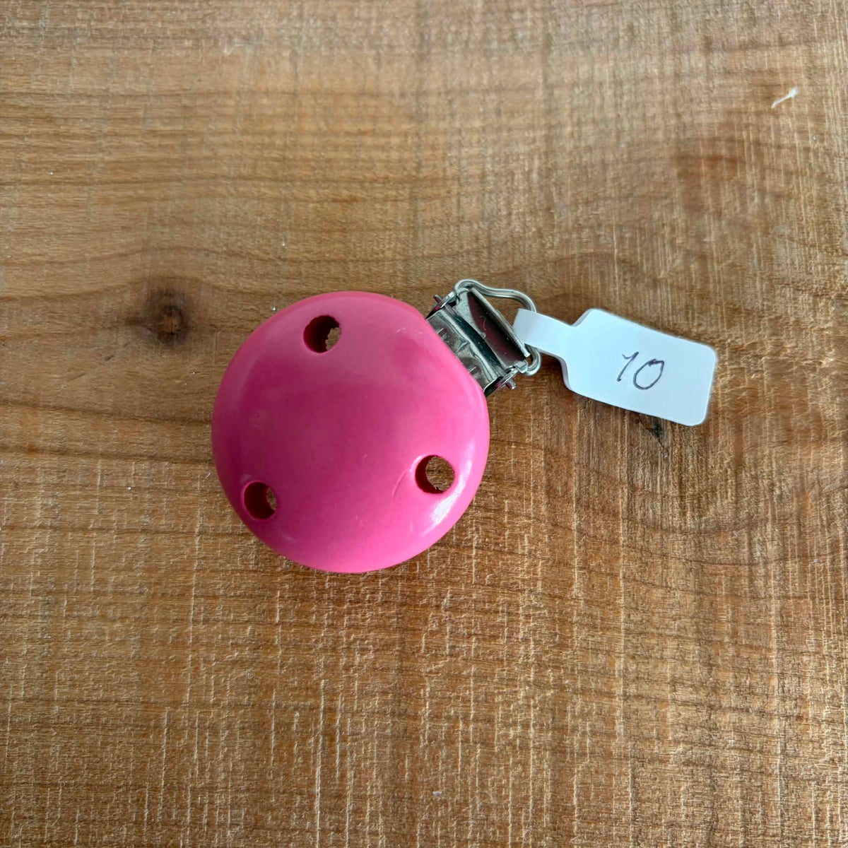 Seleklips, nr. 10 – mørk rosa